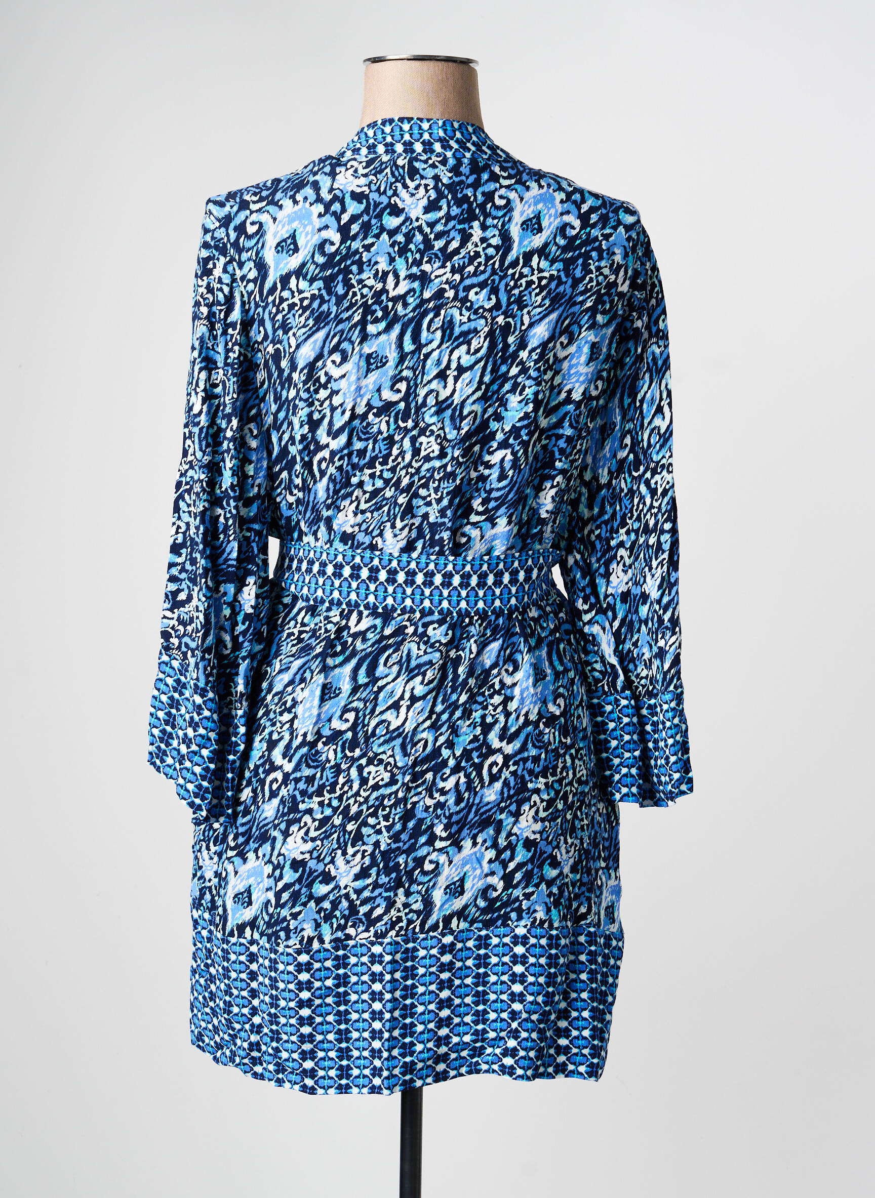 Veste kimono manches longues bleu OLSEN femme