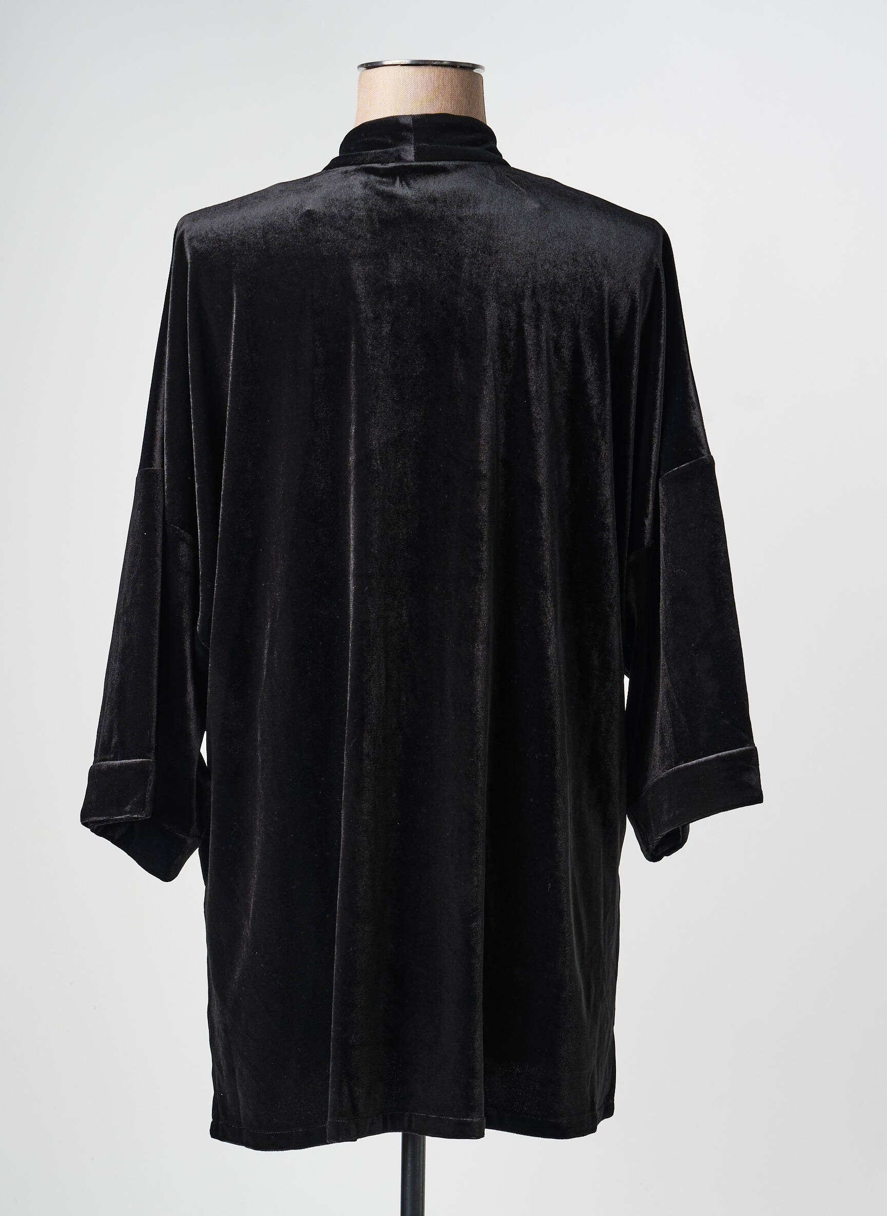Veste kimono col v noir OLSEN femme