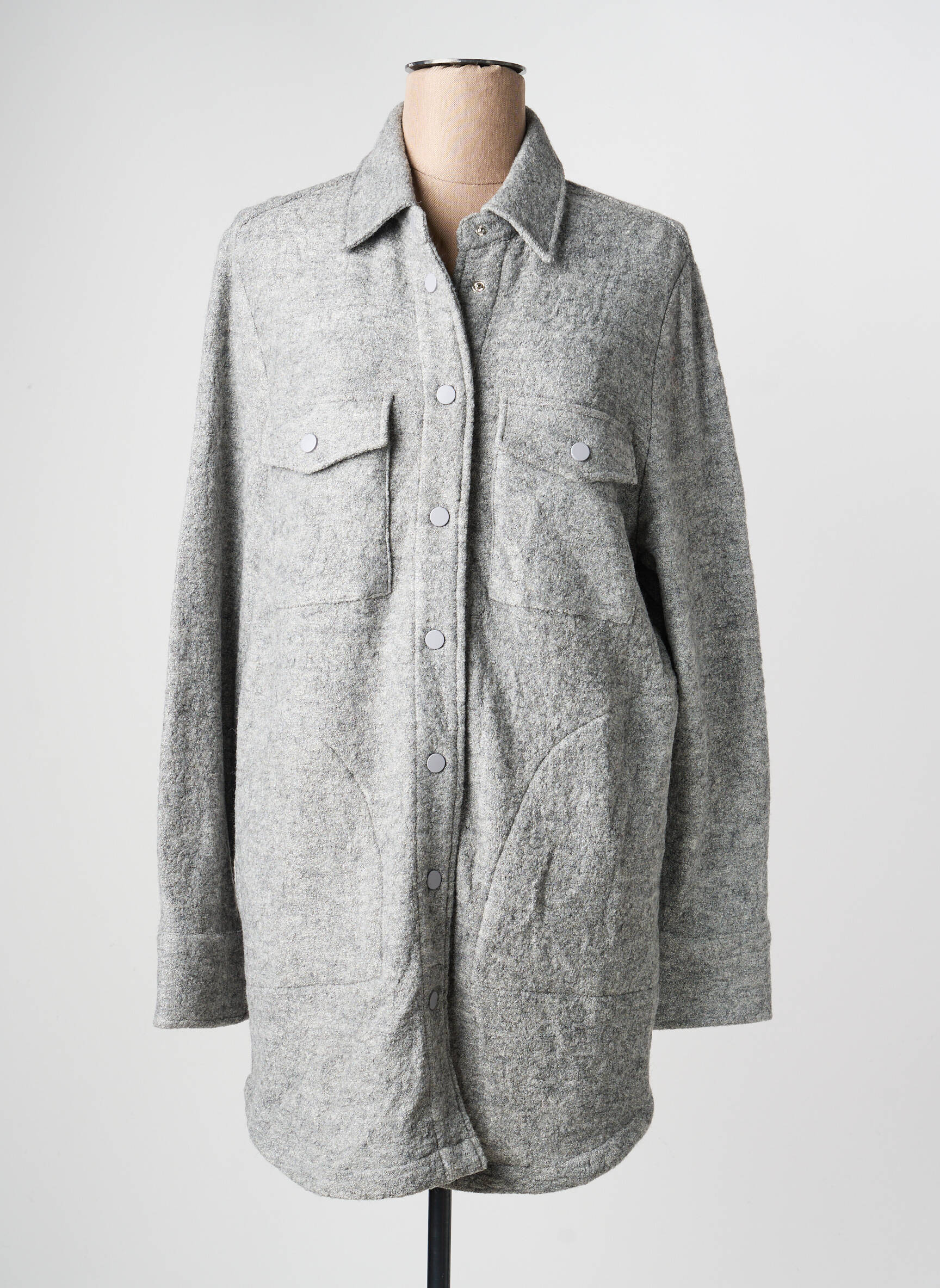 Veste casual poches gris OLSEN femme