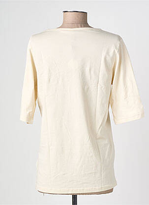 T-shirt sérigraphie manches courtes beige SOYACONCEPT femme