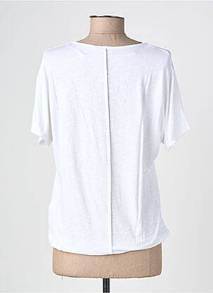 T-shirt stretch manches courtes blanc STREET ONE femme