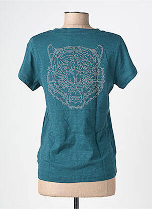 T-shirt coupe cintrée manches courtes vert LE TEMPS DES CERISES fille