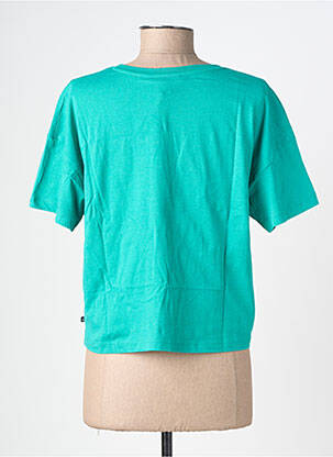 T-shirt coupe cintrée manches courtes vert LE TEMPS DES CERISES fille