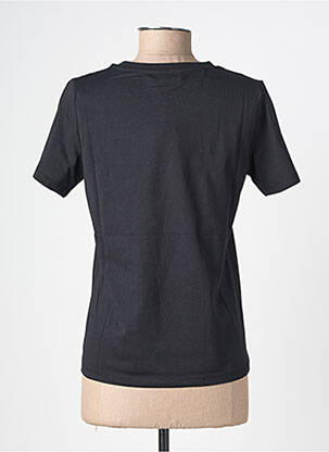 T-shirt sérigraphie manches courtes noir GARCIA femme