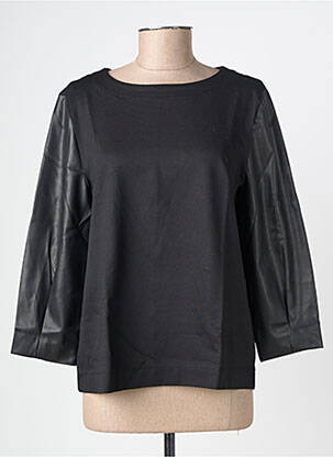 Top stretch manches longues noir STREET ONE femme
