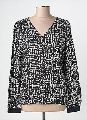 Top imprimé fantaisie manches longues noir STREET ONE femme