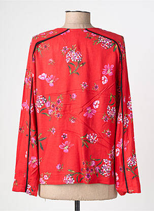 Blouse imprimé fleurs manches longues rouge STREET ONE femme