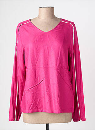 Blouse col rond manches longues violet STREET ONE femme