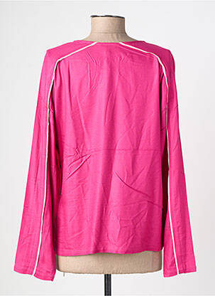 Blouse col rond manches longues violet STREET ONE femme