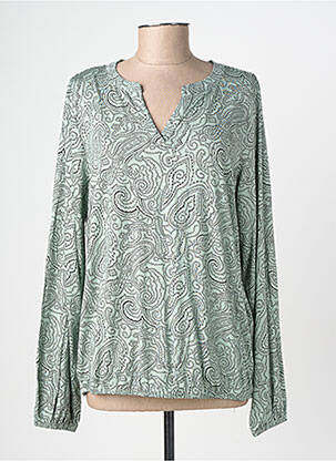 Blouse manches longues manches longues vert SOYACONCEPT femme