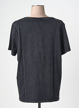 T-shirt sérigraphie manches courtes noir GARCIA femme