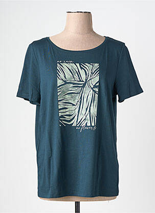 T-shirt coupe droite manches courtes vert STREET ONE femme