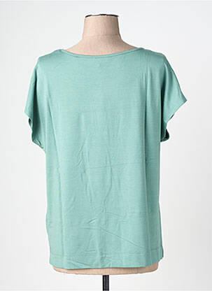T-shirt sérigraphie manches courtes vert STREET ONE femme