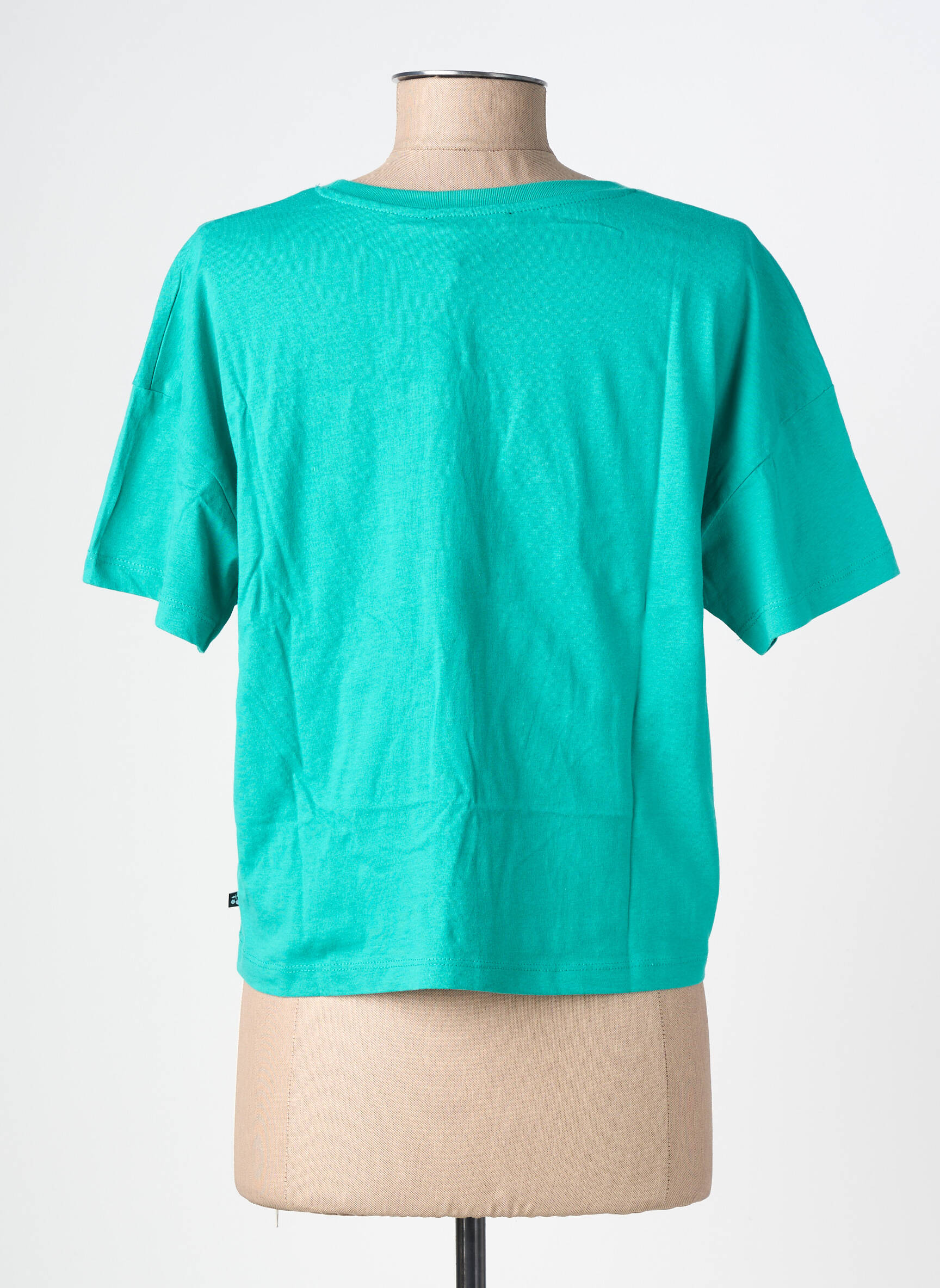 T-shirt coupe cintrée manches courtes vert LE TEMPS DES CERISES fille