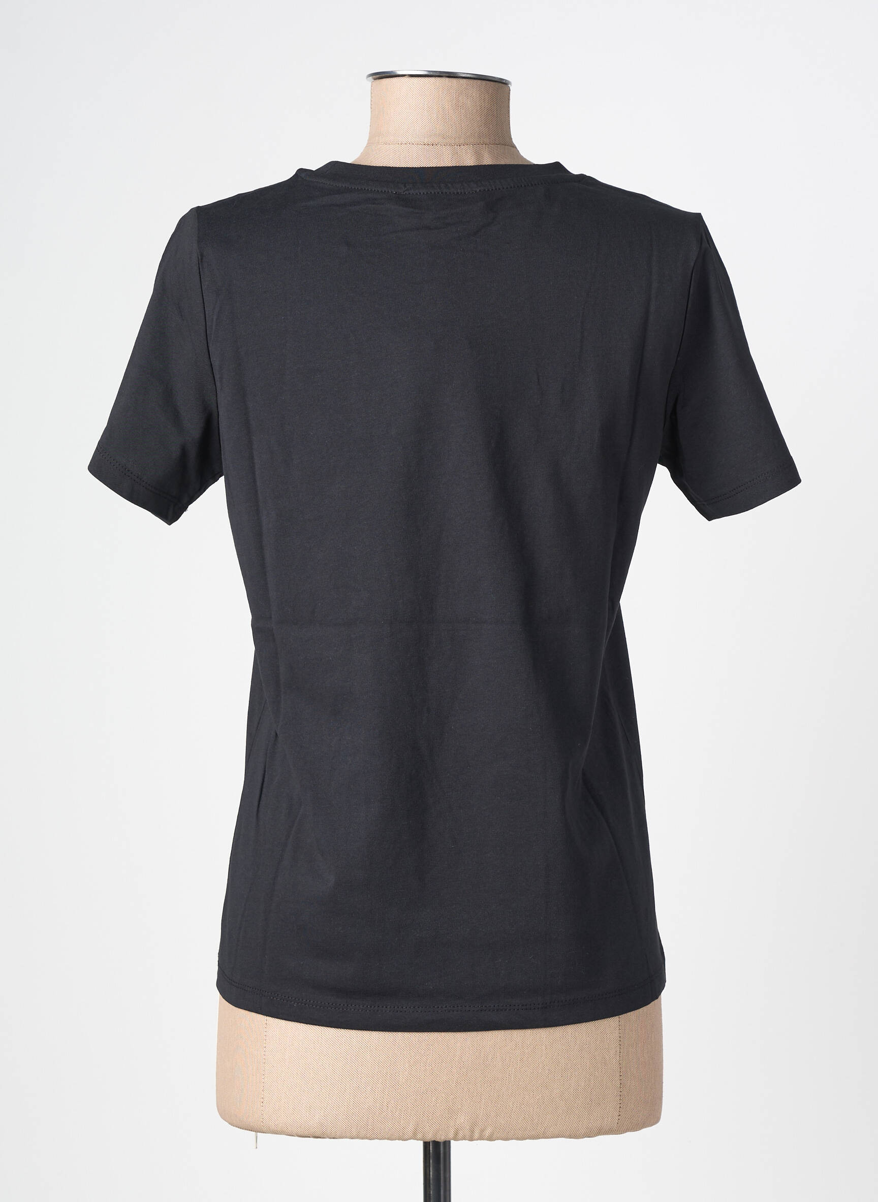 T-shirt sérigraphie manches courtes noir GARCIA femme