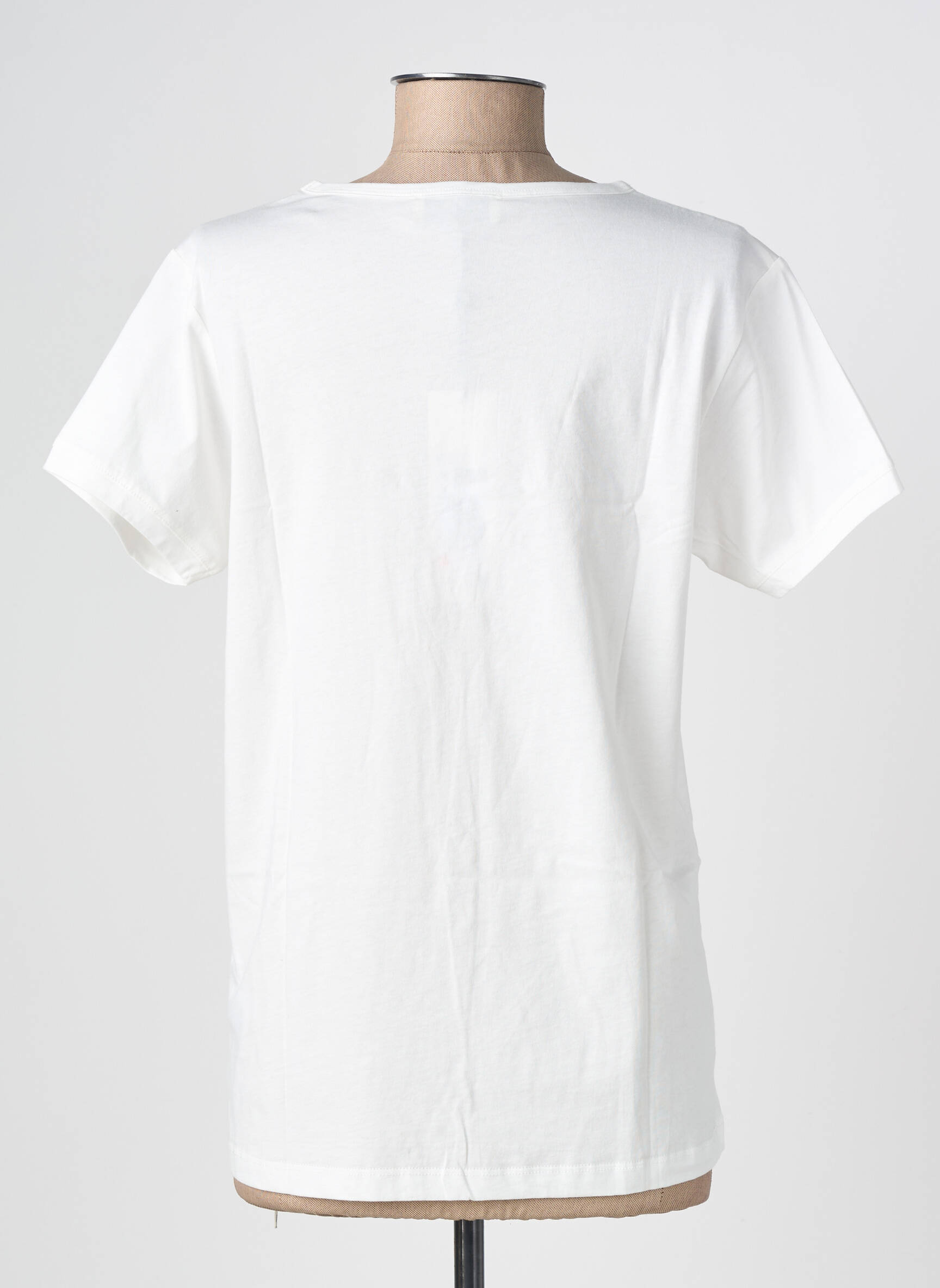 T-shirt coupe cintrée manches courtes blanc LE TEMPS DES CERISES fille