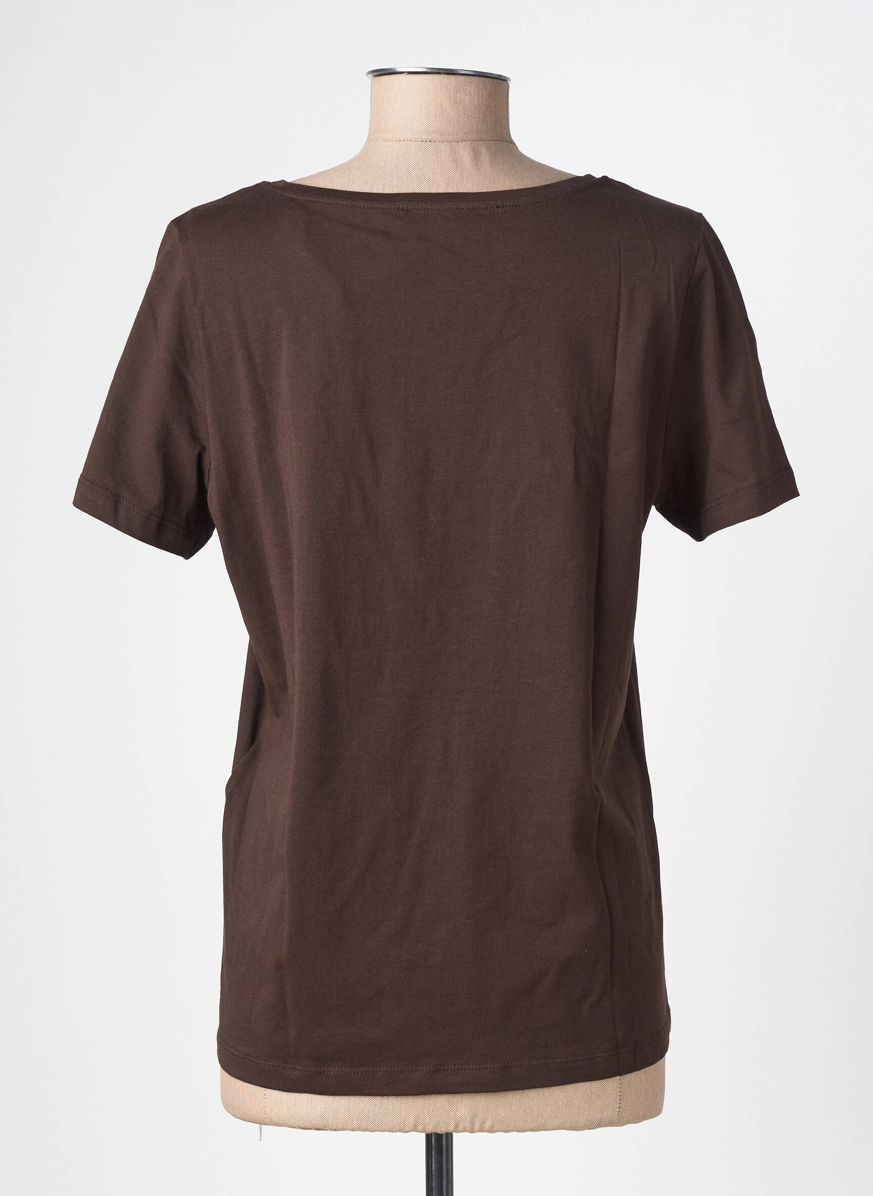 T-shirt sérigraphie manches courtes marron STREET ONE femme