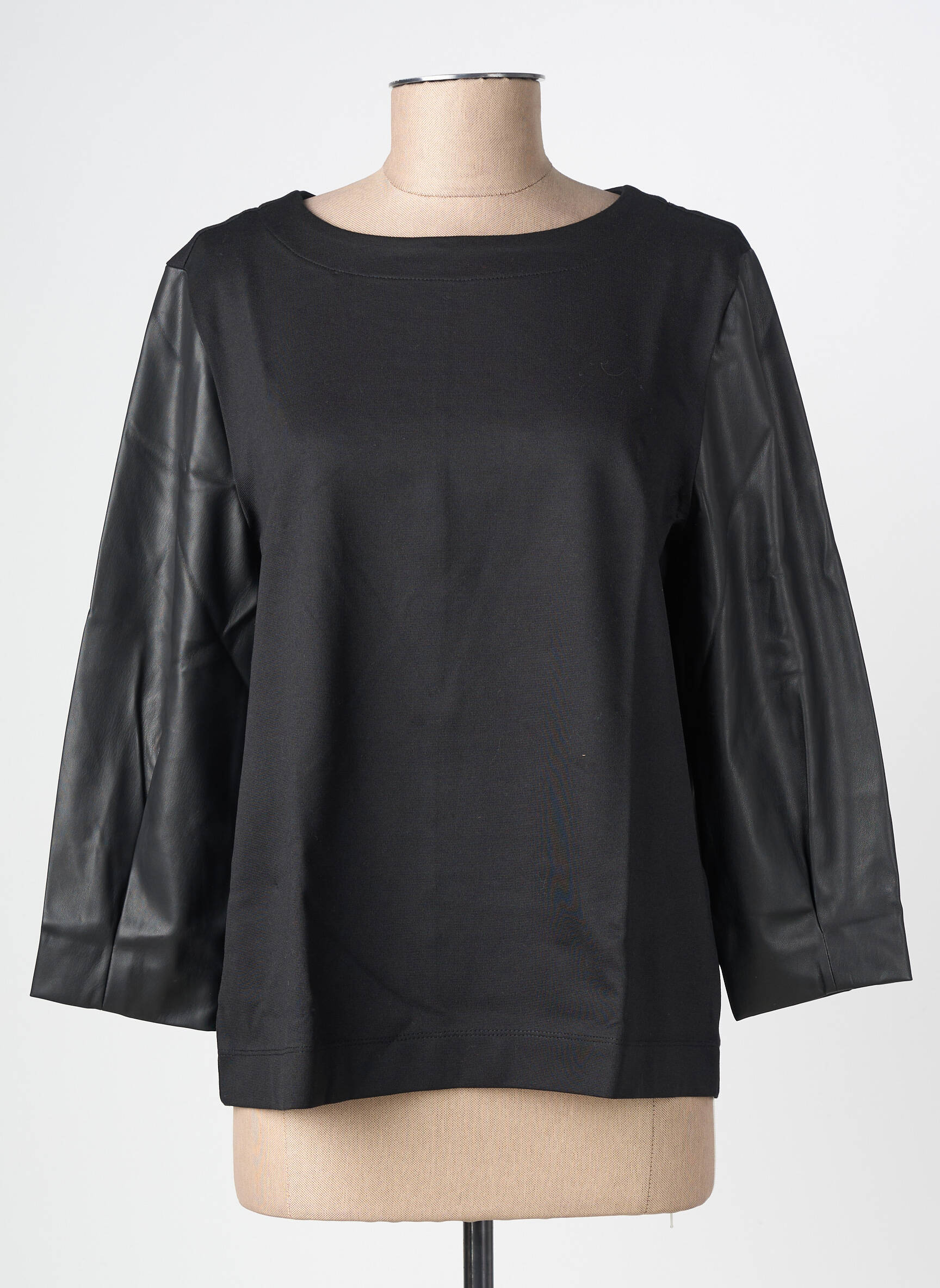 Top stretch manches longues noir STREET ONE femme