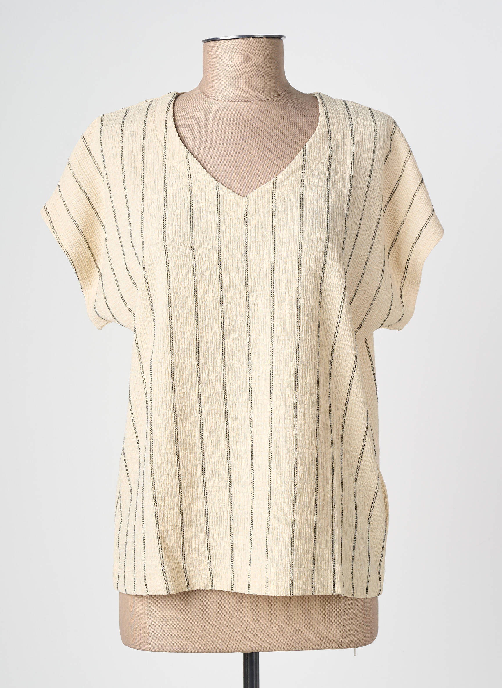 Top manches courtes manches courtes beige SOYACONCEPT femme