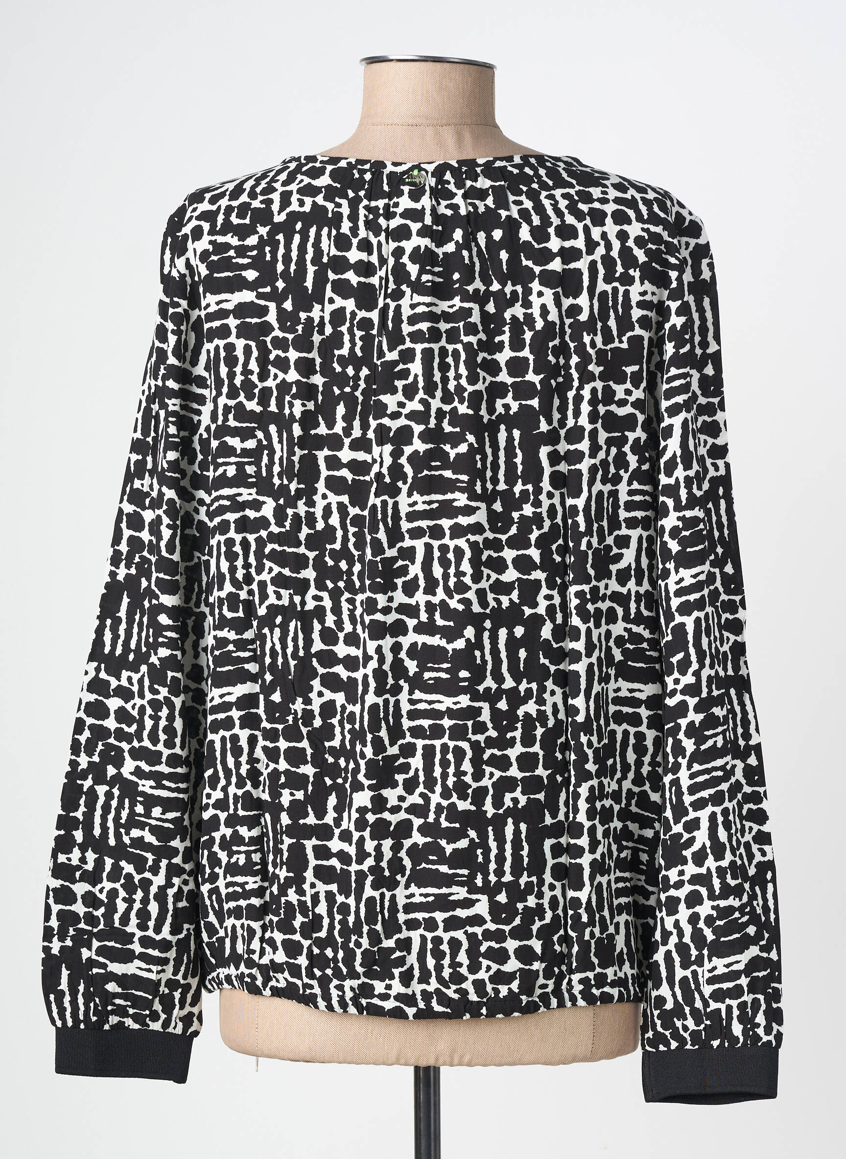 Top imprimé fantaisie manches longues noir STREET ONE femme