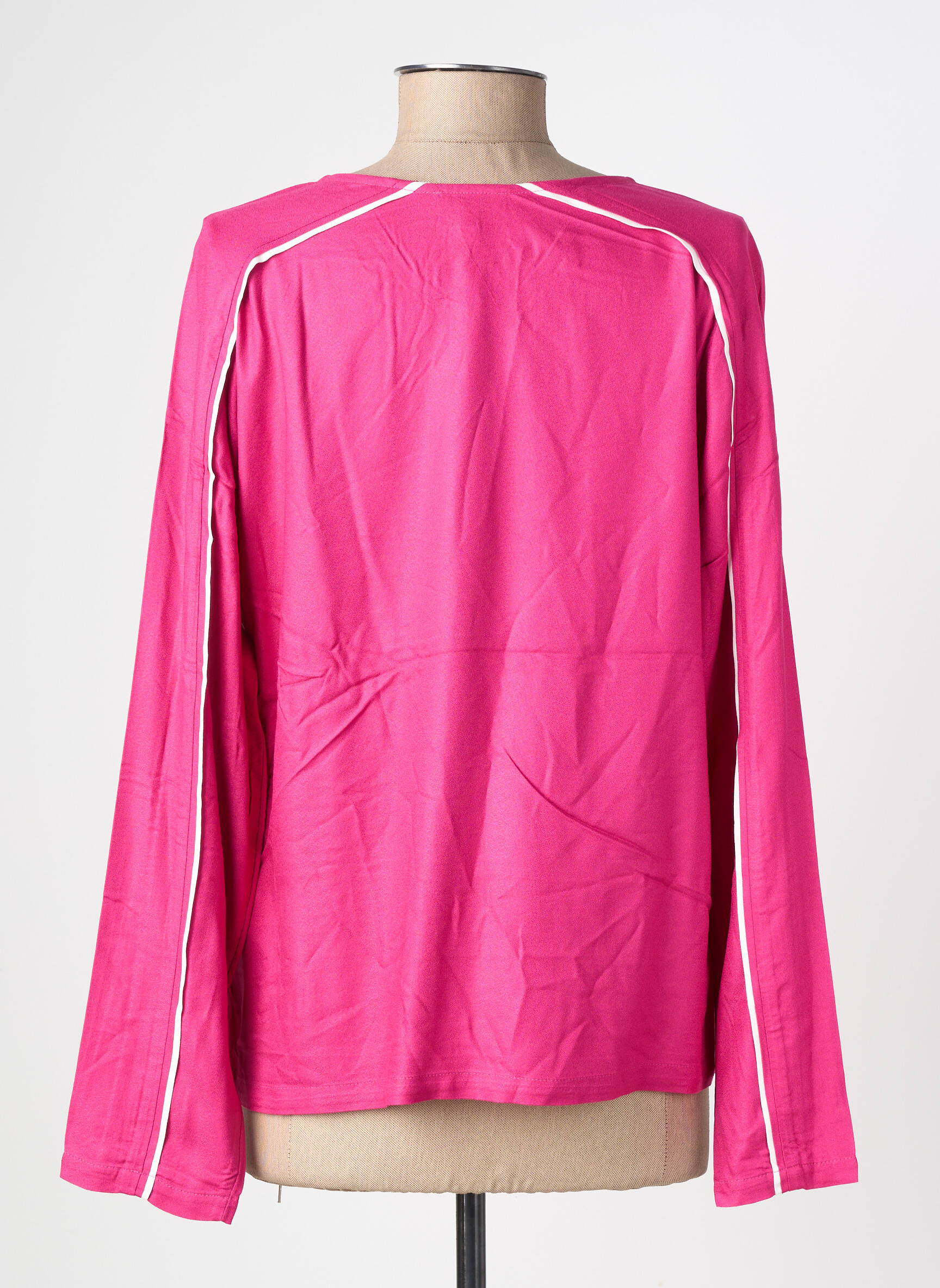 Blouse col rond manches longues violet STREET ONE femme