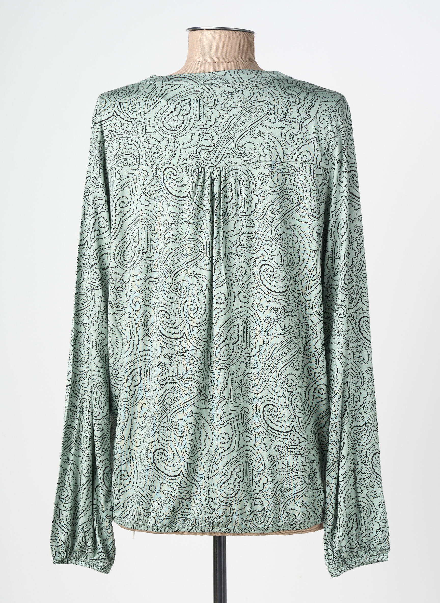 Blouse manches longues manches longues vert SOYACONCEPT femme