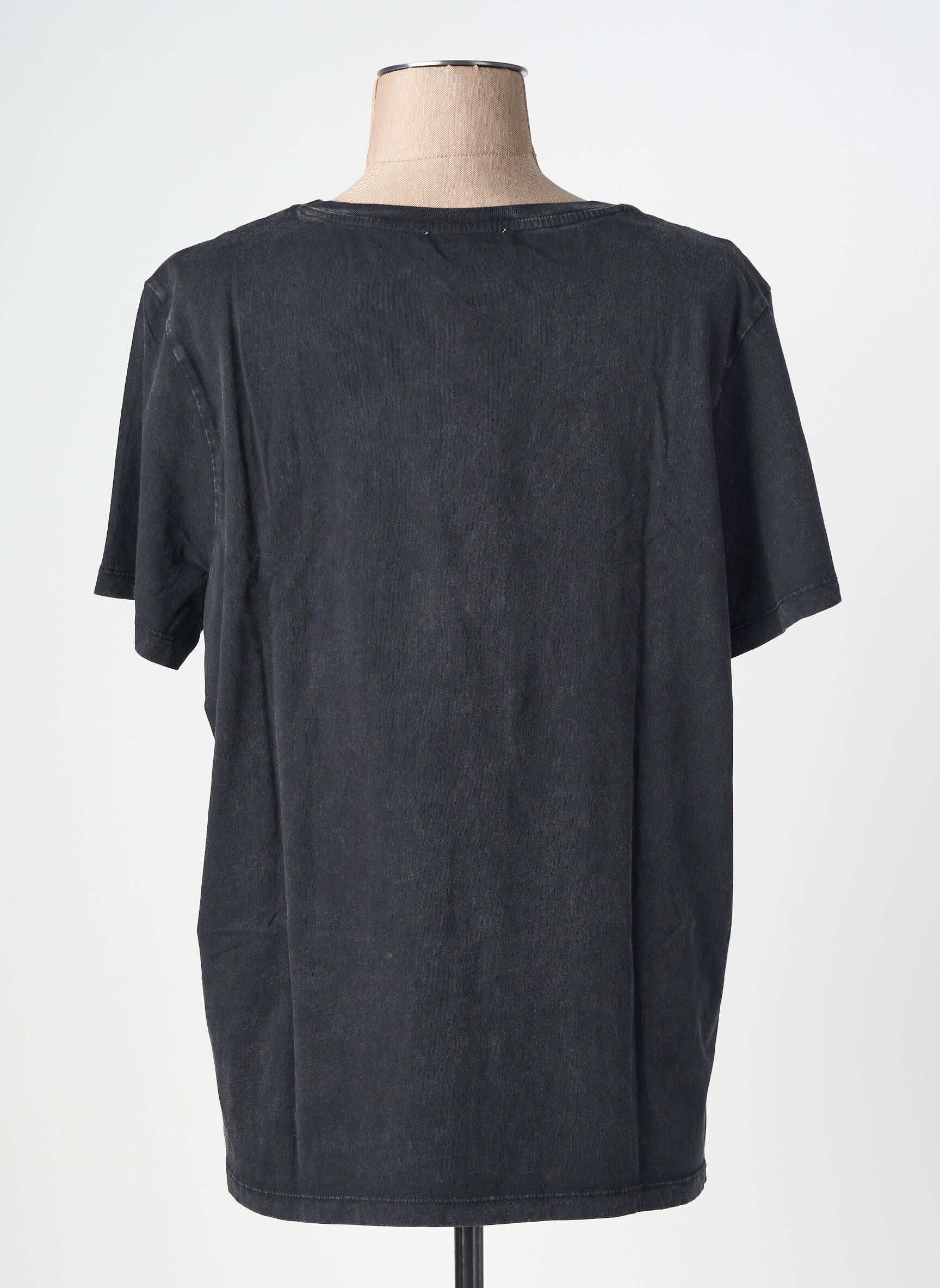 T-shirt sérigraphie manches courtes noir GARCIA femme