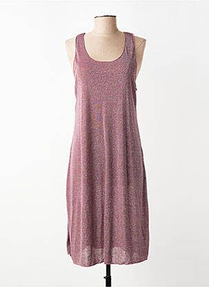 Robe mi-longue sans manche sans manche violet MINDELO BAY femme
