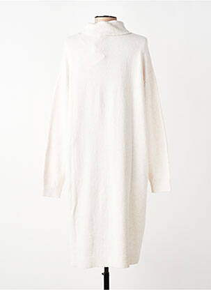 Robe pull coupe droite manches longues beige STREET ONE femme