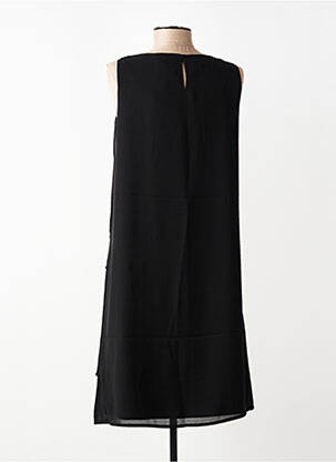 Robe mi-longue sans manche sans manche noir STREET ONE femme