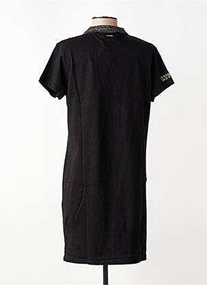 Robe courte manches courtes manches courtes noir LES TROPEZIENNES PAR M.BELARBI femme