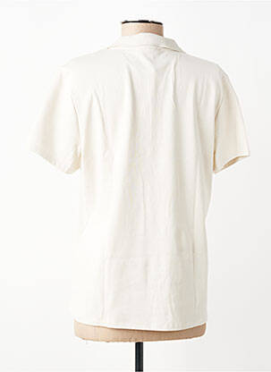 Polo coupe droite manches courtes beige STREET ONE femme