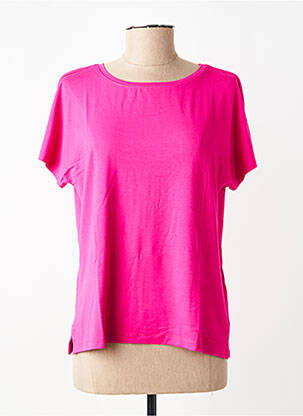 T-shirt coupe droite manches courtes rose STREET ONE femme