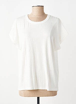 T-shirt coupe droite manches courtes blanc SOYACONCEPT femme