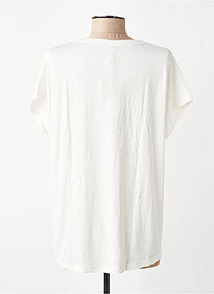 T-shirt coupe droite manches courtes blanc SOYACONCEPT femme