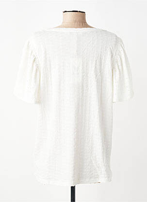 Top manches courtes manches courtes blanc GARCIA femme