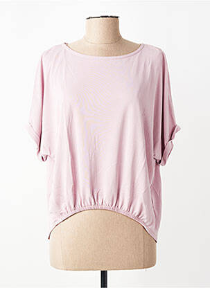 Top manches courtes manches courtes violet GEISHA femme