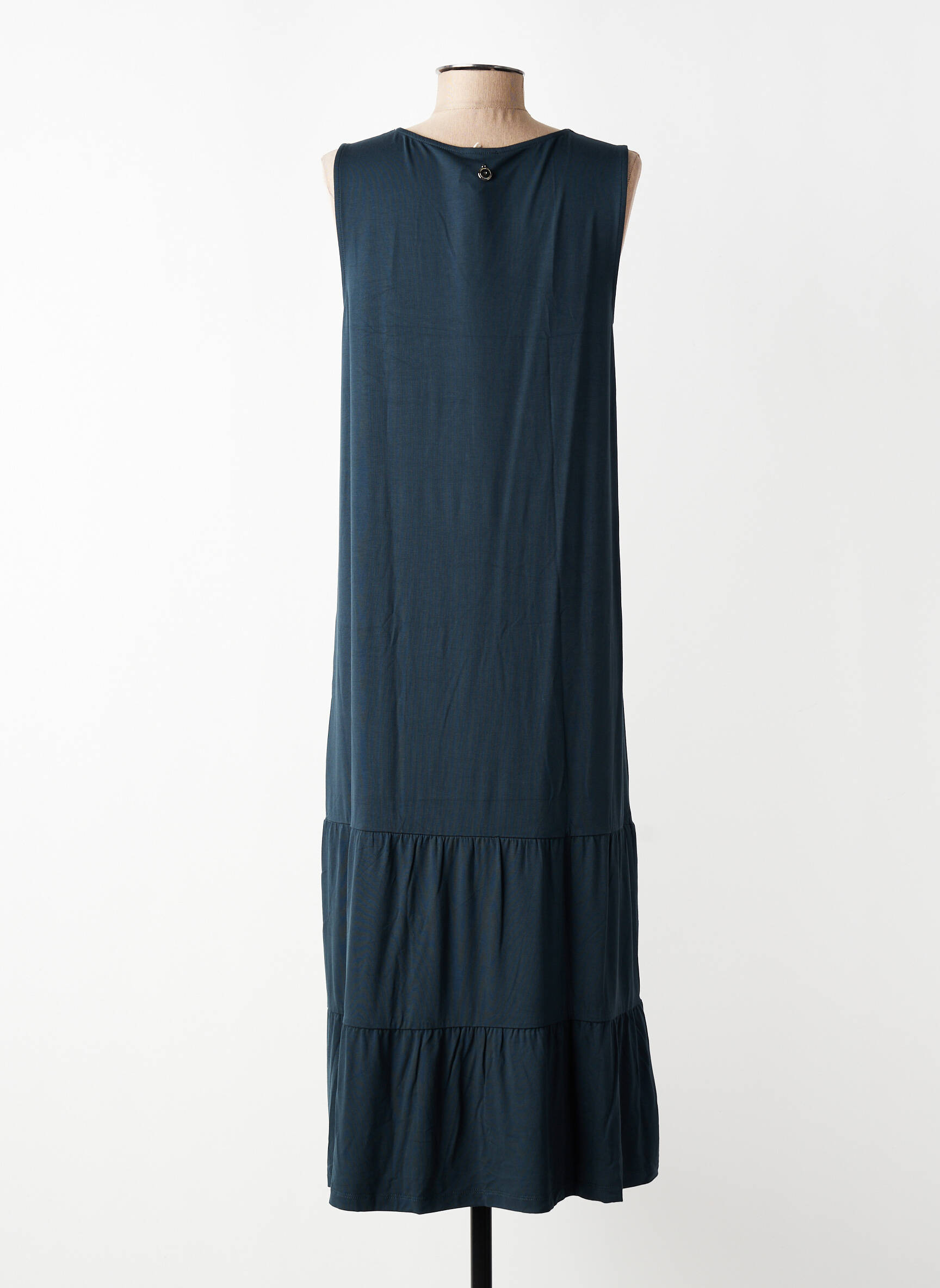 Robe longue sans manche sans manche vert STREET ONE femme