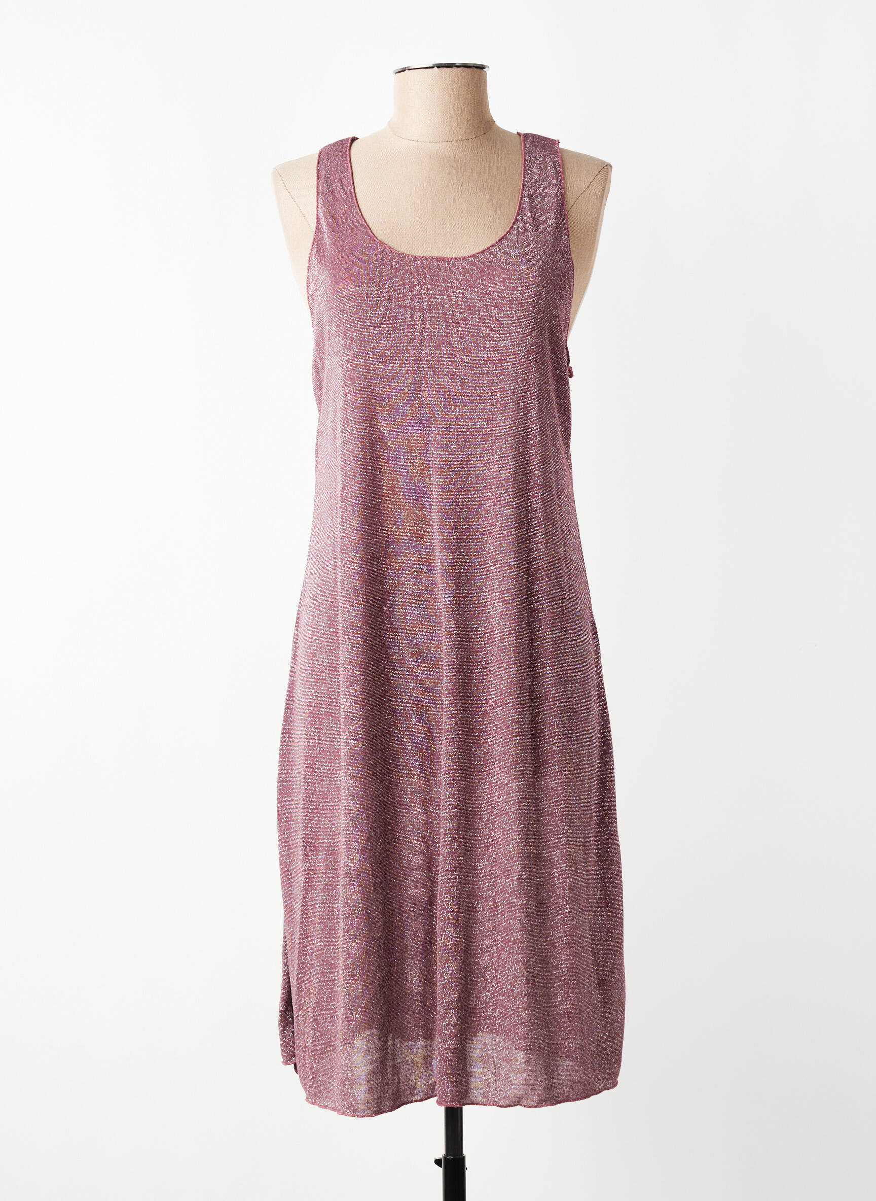Robe mi-longue sans manche sans manche violet MINDELO BAY femme