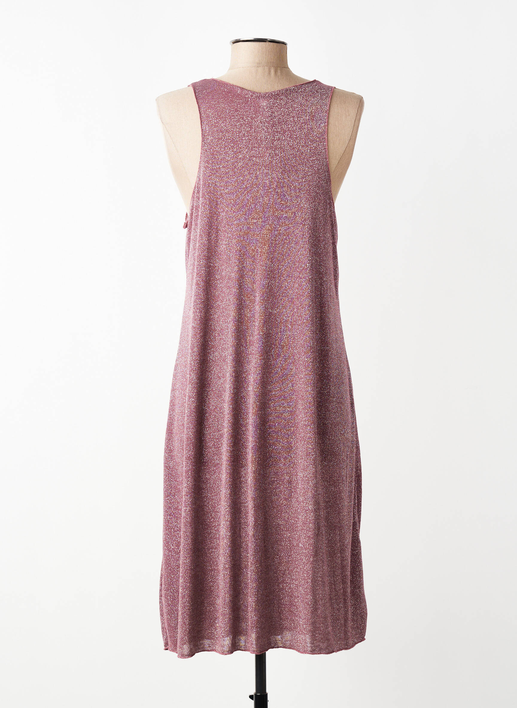 Robe mi-longue sans manche sans manche violet MINDELO BAY femme