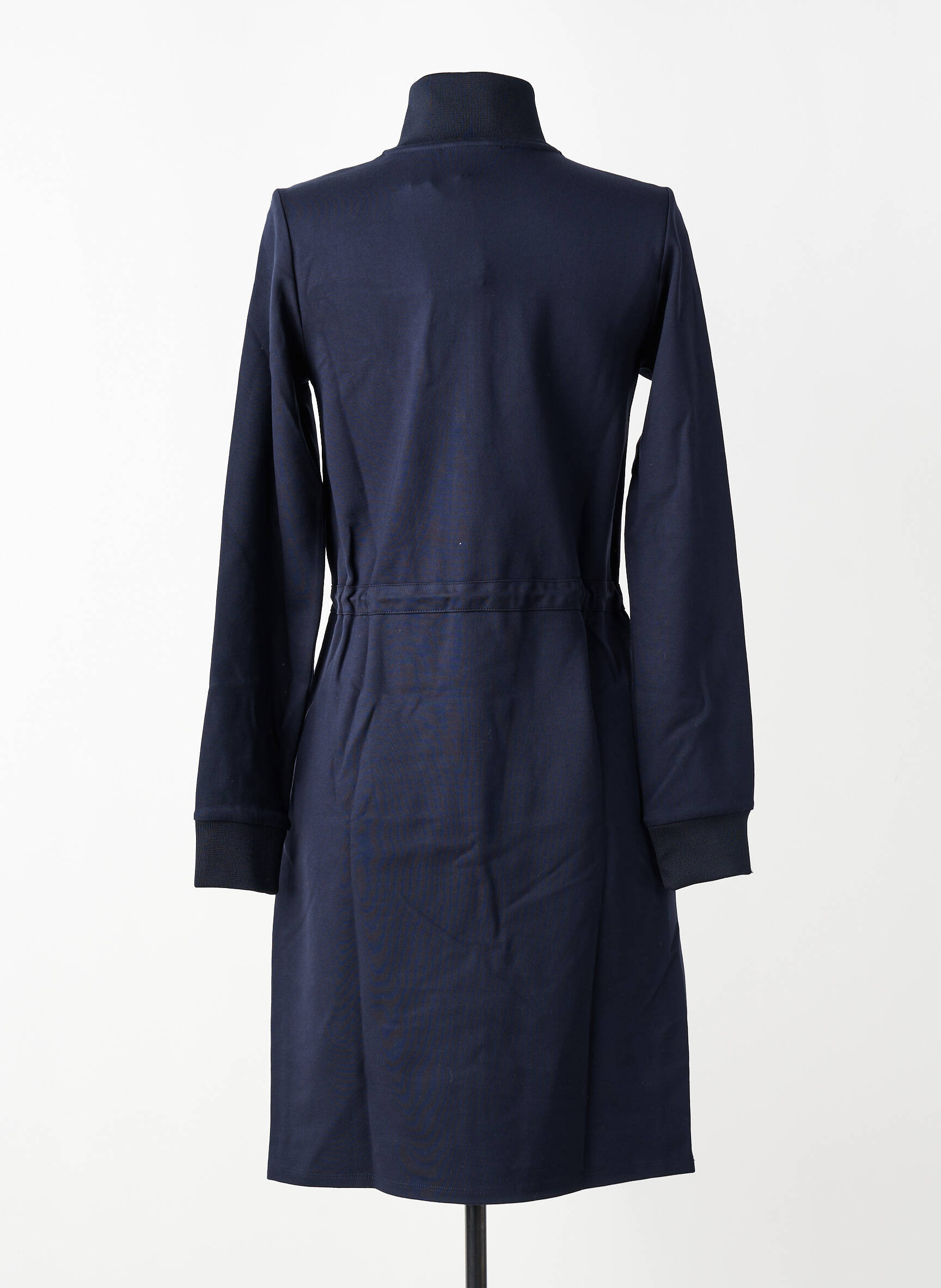 Robe mi-longue manches longues manches longues bleu GARCIA femme