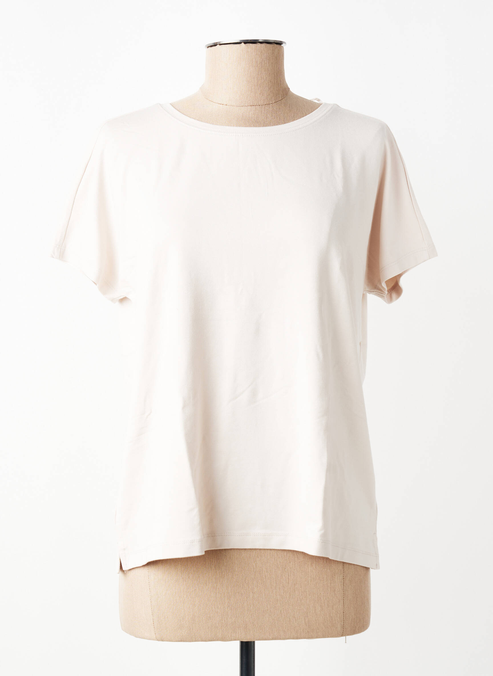 T-shirt coupe droite manches courtes beige STREET ONE femme