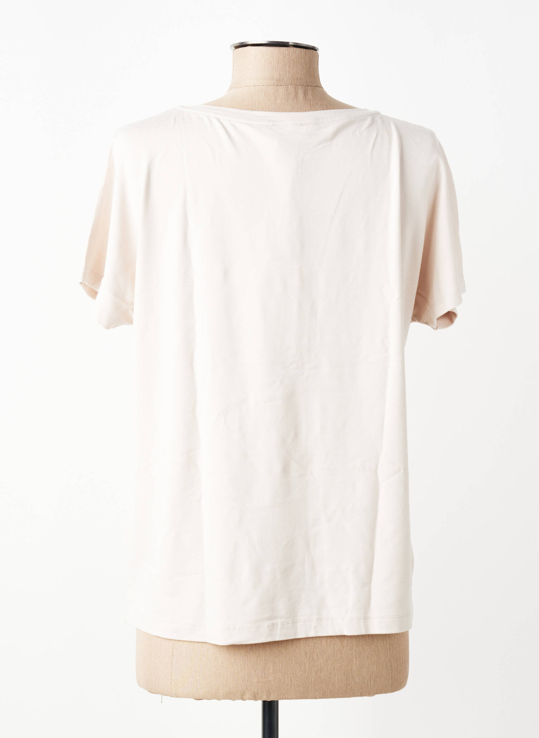 T-shirt coupe droite manches courtes beige STREET ONE femme