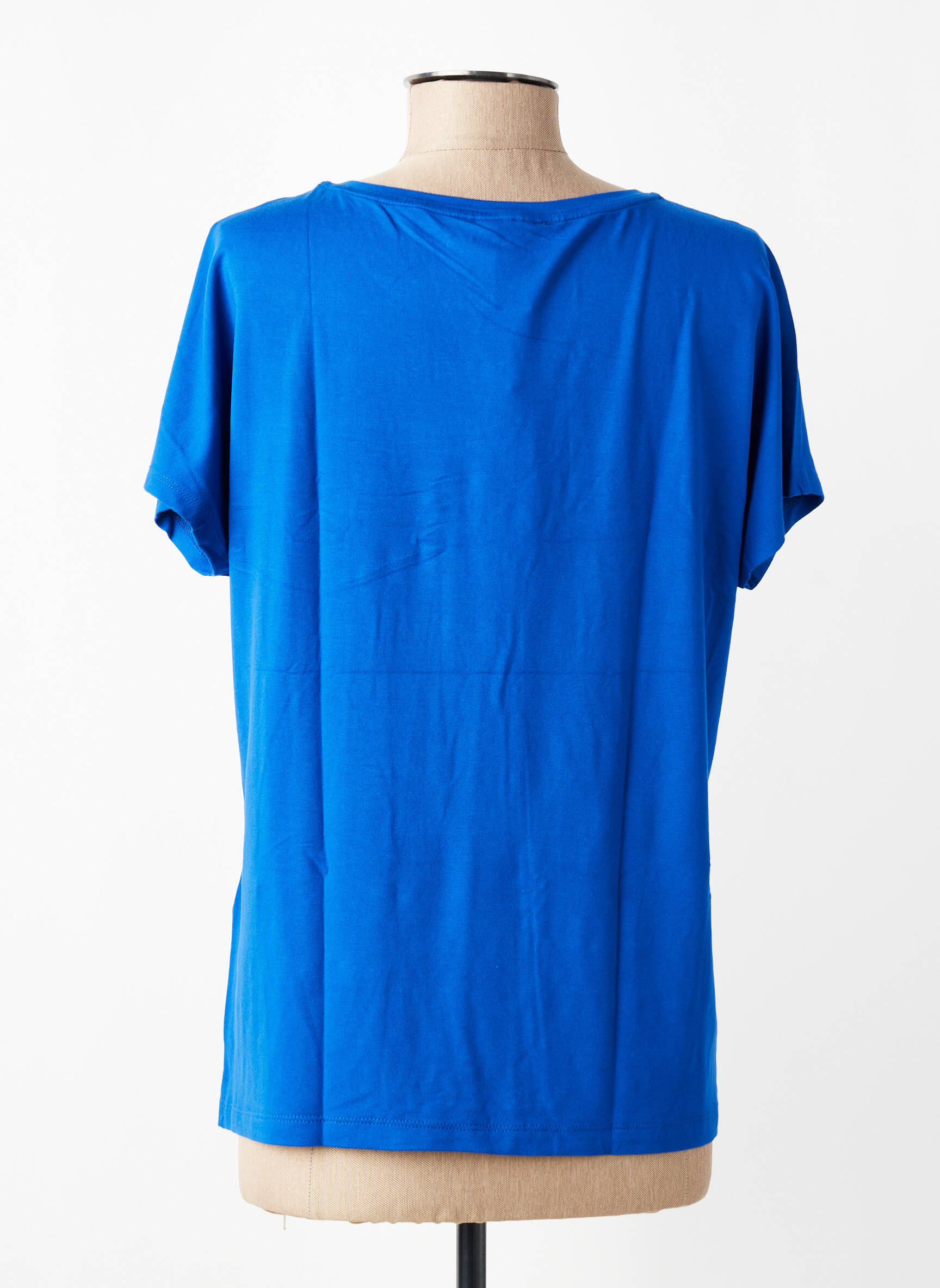 T-shirt coupe droite manches courtes bleu STREET ONE femme