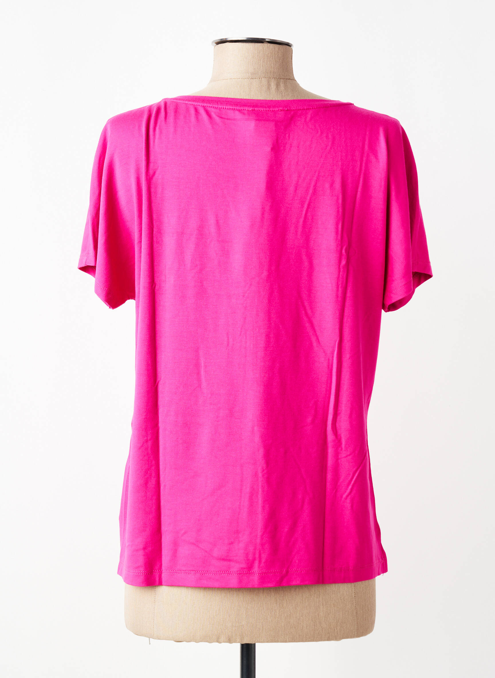 T-shirt coupe droite manches courtes rose STREET ONE femme