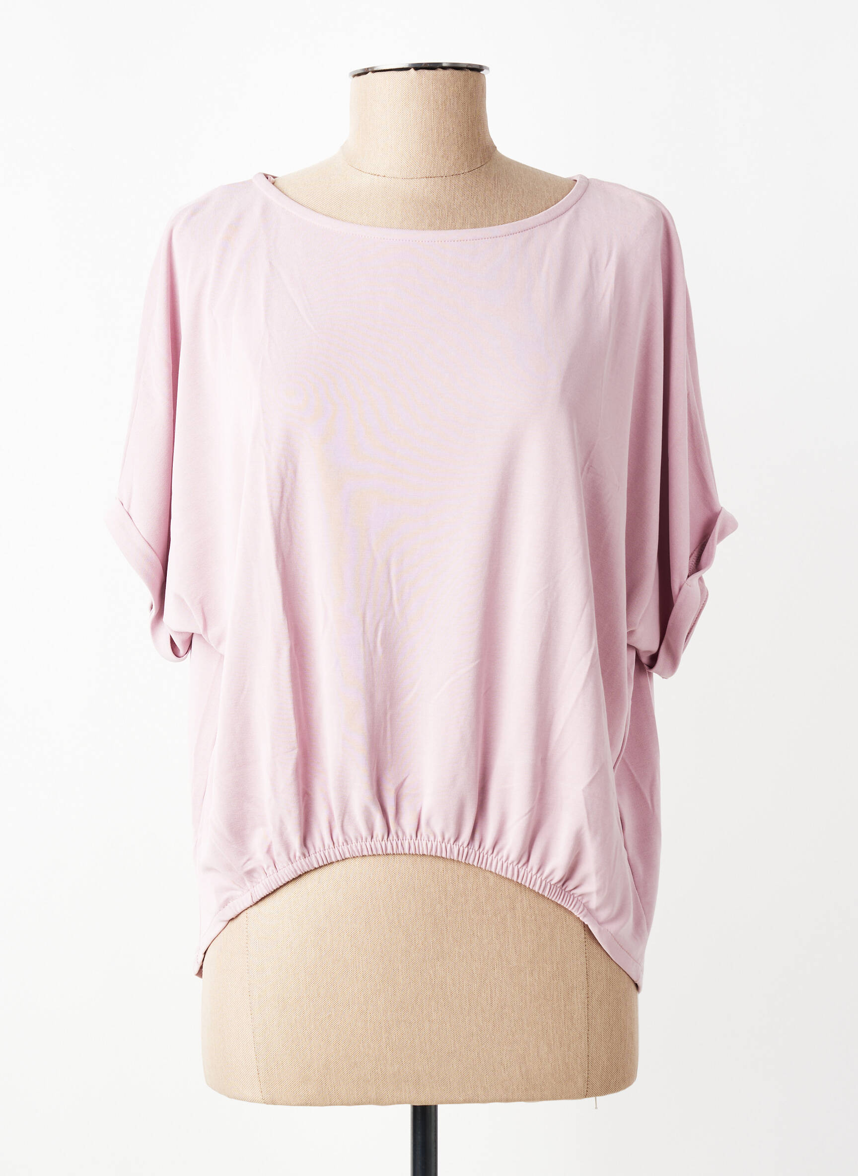 Top manches courtes manches courtes violet GEISHA femme