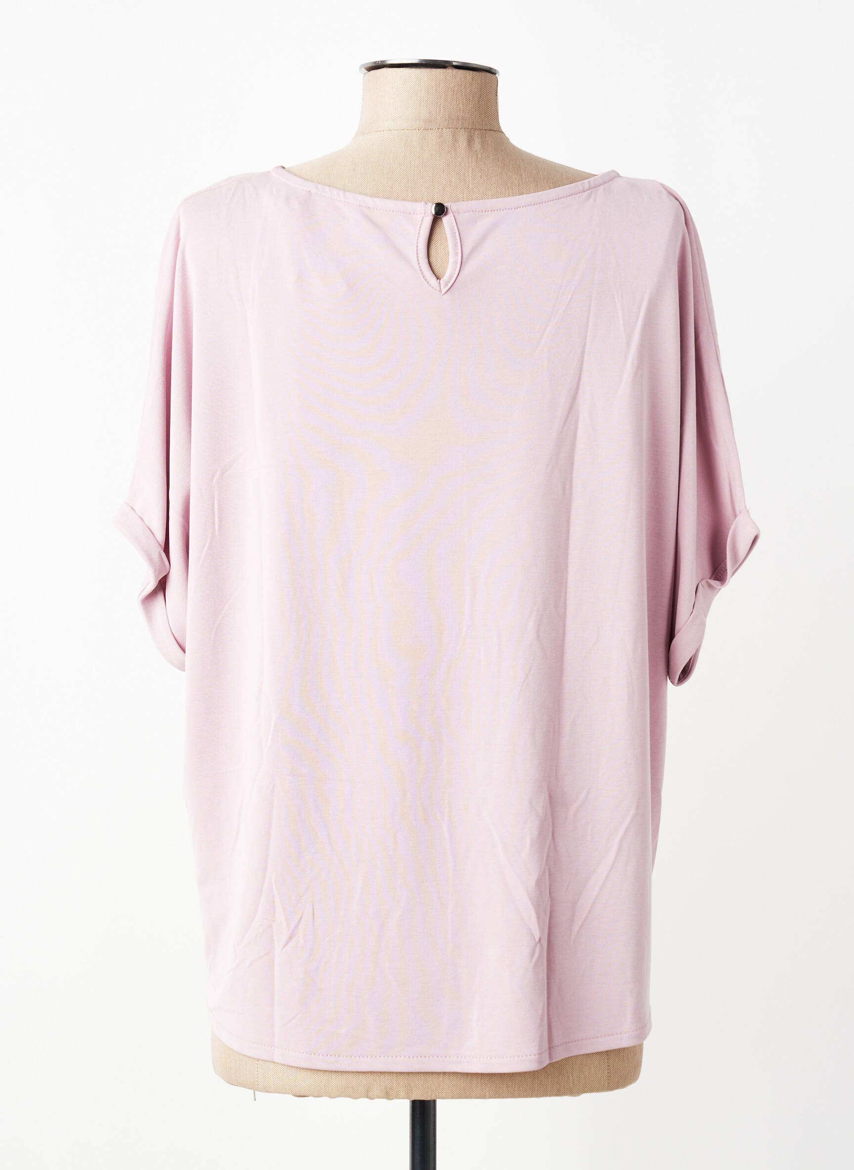 Top manches courtes manches courtes violet GEISHA femme