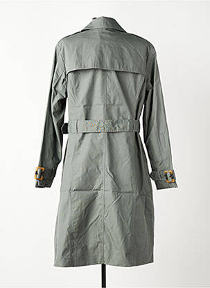 Trench finition intérieure doublée sans capuche vert SOYACONCEPT femme