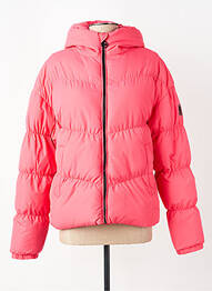 Doudoune manches longues a capuche rose GARCIA femme