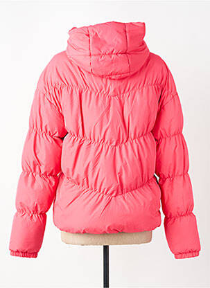 Doudoune manches longues a capuche rose GARCIA femme